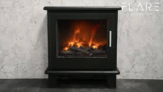 Broseley Southgate Electric Stove  Black [upl. by Eninaej]