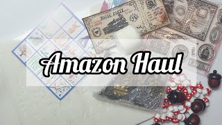 Amazon Haul Stempel mit Test Stencil Charms [upl. by Kaltman]