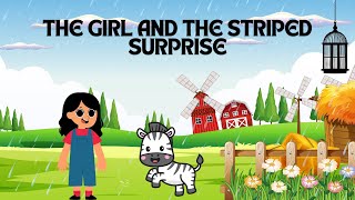 The Girl and the Striped Surprise youtubeanimationcartoon video youtubevideo funny viralvideo [upl. by Eivets]