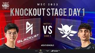 EN MSC Knockout Stage Day 1  FIRE FLUX IMPUNITY VS BLACKLIST INTERNATIONAL  Game 2 [upl. by Erreipnaej305]