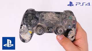 PlayStation 4 Controller Repair Charging port fix restoration Complete Tear down DualShock4 asmr [upl. by Hplodnar]