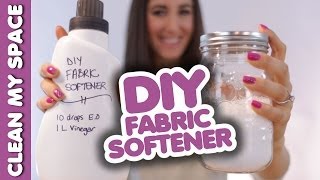 DIY Fabric Softener How to Make Fabric Softener amp Save Money on Laundry Clean My Space [upl. by Eixam]