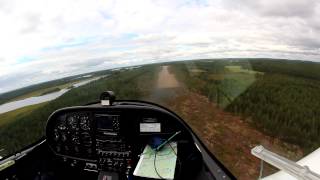 ATEC Zephyr Takeoff amp Landing EFKH  Kuhmo Fly Inn 2013 [upl. by Akinahc]