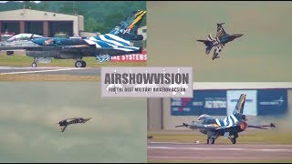 THE STUNNING HELLENIC AF F16 DEMO JET TEAM ZEUS airshowvision [upl. by Cece]