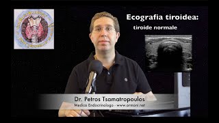 Ecografia tiroidea  tiroide normale [upl. by Ayra]