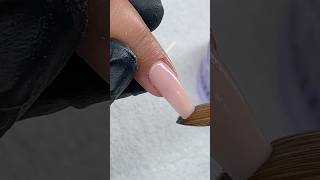 Coffin nail shape nails acrylicnailsathome naildesigns acrylicnails nailtutorial nailtech [upl. by Aisekal]