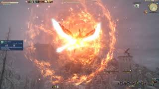 FFXIV Rising Phoenix mount action quotA Flame Rebornquot [upl. by Anileh384]