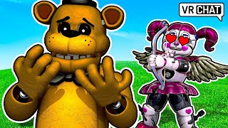 Golden Freddy CONFRONTED by Heartsick Baby in VRCHAT [upl. by Atsok388]