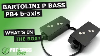 Bartolini baxis PB4 4 String Precision Bass® Pickup What’s In The Box A CloseUp Look [upl. by Belding]