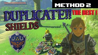 How to Duplicate Shields in Zelda Breath of the wild Method 2 The best [upl. by Namdor]