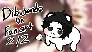 Osito haciendo un fan art en directo 22 fanartanime [upl. by Knuth963]