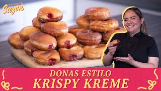 Cómo hacer Donas estilo Krispy Kreme  Cocina Delirante [upl. by Notlaw]