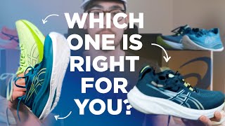 ASICS Novablast 4 vs Nimbus 26 vs Cumulus 26 Comparison [upl. by Kinsley]