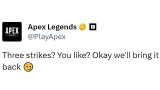 Apex Legends Three Strikes Mode Is Back Tomorrow [upl. by Ykcim]