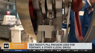 DEA targets pill pressers used for fentanyl and other illegal drugs [upl. by Ava60]