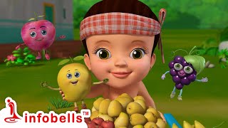 ചിട്ടി പഴം വിൽപനക്കാരൻ  Pretend Play  Malayalam Cartoon Stories  Infobells malayalamkidscartoon [upl. by Wills]