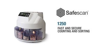 Safescan 1250  Coin Counter And Sorter [upl. by Akinuahs305]