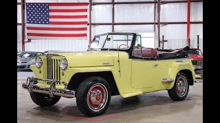 1949 Willys Jeepster For Sale  Walk Around [upl. by Anedal]