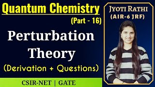 Perturbation theory quantum mechanicsFirst order perturbationderivationsolved questions examples [upl. by Blackington]