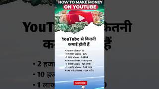 YouTube से कितनी कमाई होती हैं success Life youtube success motivation [upl. by Ecirtnas]