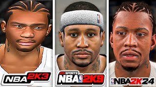 Getting An Ankle Breaker W Allen Iverson On Every NBA 2k [upl. by Leseil]