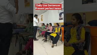 Daily Use Sentences Present perfect tense english video shortvideo shorts [upl. by Naz]