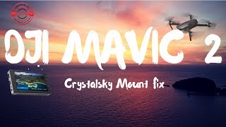 Dji CrystalSky 55 Mount mod for Mavic 2 Pro and Zoom Controller Mount Fix [upl. by Ferwerda]