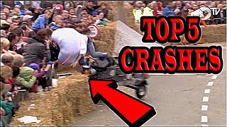 TOP 5 Crashes Red Bull Soapbox Race 2017 TOP TWITCH FAIL [upl. by Saltsman]