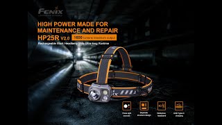 Fenix HP25R V20  LEDStirnlampe  1600 Lumen [upl. by Dieter]