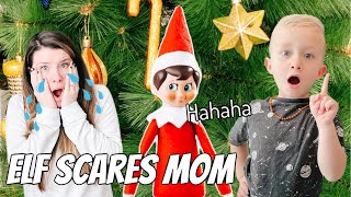 Elf On The Shelf SCARES Mom [upl. by Namyaw]