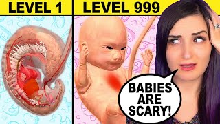 Pregnant Woman Plays Pregnancy APP GAMES That Scare Her [upl. by Schnell714]