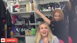 Suits  Behind the scenes Sarah Rafferty Rick Hoffman and Amanda Schull Dancing [upl. by Aihsenal908]