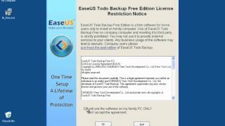 EaseUS Todo Backup Free Part 1 [upl. by Adil]