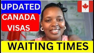 UPDATED Waiting times for Canada visas par country [upl. by Ayanet]