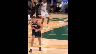 Donovan Clingan makes a RARE 3 in the NBA preseason vs Clippers 😱 shorts [upl. by Krever]