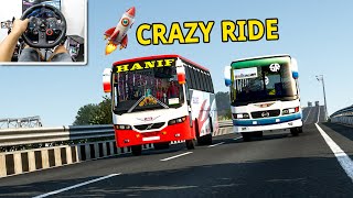 Hanif CRAZY Bus Driving Skills Bus Simulator Game [upl. by Aylmer999]