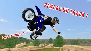 PIWI 80 ON MX BIKES TRACK [upl. by Arrej]