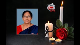 Mary Varghese Kallookkaran Anappara  funeral live  07092024  12am [upl. by Aticilef]