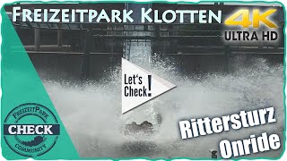 Freizeit amp Wildpark Klotten  Rittersturz Onride HD4k [upl. by Ong]