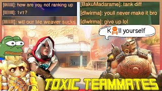 TOXIC FIGHT SPIRALS OUT OF CONTROL Overwatch 2 Toxic Moments [upl. by Adelice]