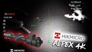 Hikmicro Alpex 4K Fox and Deer Test Footage [upl. by Smada]