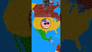 Europa conquista il mondo pt 2  countryballs usa europa nuke [upl. by Llednik641]