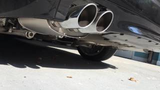 BMW F10 535i Remus Quad Exhaust [upl. by Lauretta]