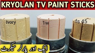 KRYOLAN TV PAINT STICKS  PARLOUR SECRET [upl. by Earesed]