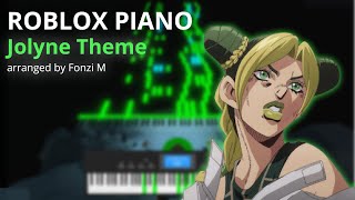 Jolyne Theme  JoJos Bizarre Adventure Stone Ocean OST ROBLOX Piano [upl. by Katsuyama959]