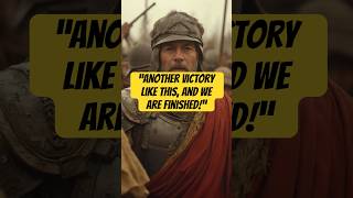 Pyrrhus and the Costly Victory A lesson from History shorts youtubeshorts history [upl. by Brooking]