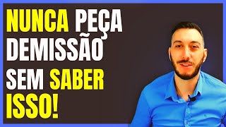 QUERO SER DEMITIDO MAS A EMPRESA NÃO QUER ME MANDAR EMBORA O QUE FAZER [upl. by Coyle]