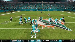 Madden NFL 25  Jacksonville Jaguars vs Miami Dolphins  Gameplay PS5 UHD 4K60FPS [upl. by Rattray]