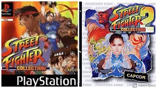 Playing PSX On 3DS  Street Fighter Collection PS1 [upl. by Ardnatal]