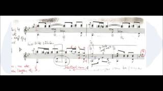 Francisco Tarrega  Tango Maria with score Billy Marter Guitar [upl. by Gomar721]